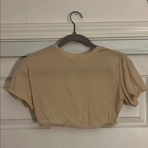 Beige Women's Skims Crop Top